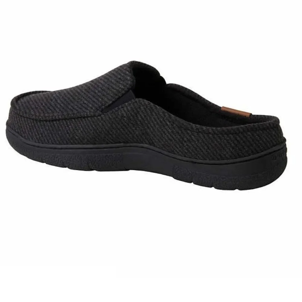 NWT! Men's Black Dearfoam Slippers - Size Small